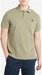 PIQUE SHORT SLEEVE POLO TB0A26N4-590 OLIVE TIMBERLAND