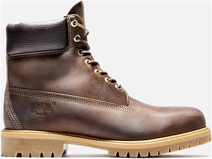 PREMIUM 6 INCH LACE UP WATERPROOF BOOT BROWN TIMBERLAND