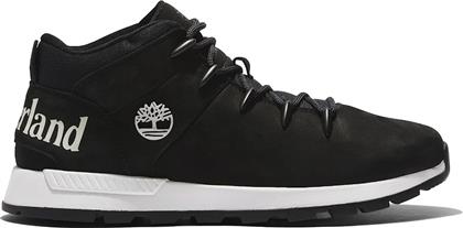 SPRINT TREKKER MID LACE UP SNEAKER TB0A5SB7015-015 ΜΑΥΡΟ TIMBERLAND