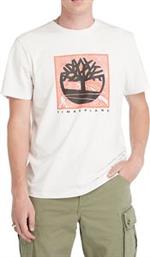T-SHIRT FRONT GRAPHIC TB0A5UDB ΛΕΥΚΟ TIMBERLAND