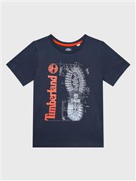 T-SHIRT T25T82 S ΣΚΟΥΡΟ ΜΠΛΕ REGULAR FIT TIMBERLAND από το MODIVO