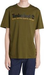 T-SHIRT WWES FRONT TB0A27J8 ΣΚΟΥΡΟ ΛΑΔΙ TIMBERLAND