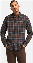 ΤIMBERLAND ΑΝΔΡΙΚΟ ΠΟΥΚΑΜΙΣΟ FLANNEL BUTTON DOWN ΜΕ ΚΑΡΟ ΣΧΕΔΙΟ REGULAR FIT ''MIDWEIGHT'' - TB0A6V4AB681 ΠΕΤΡΟΛ TIMBERLAND