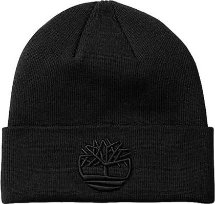 TONAL 3D EMBROIDERY BEANIE TB0A2PJR001-001 ΜΑΥΡΟ TIMBERLAND