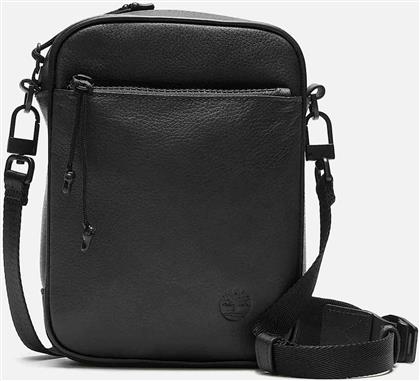 UNISEX ΔΕΡΜΑΤΙΝΟ ΤΣΑΝΤΑΚΙ CROSSBODY ''TUCKERMAN'' - TB0A61D70011 ΜΑΥΡΟ TIMBERLAND