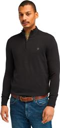 WILLIAMS RIVER COTTON 1/4 ZIP SWEATER TB0A2BMXX65-X65 ΜΑΥΡΟ TIMBERLAND