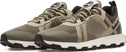 WINSOR TRAIL LOW LACE UP SNEAKER LIGHT BROWN MESH - TMEAB TIMBERLAND