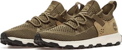 WINSOR TRAIL LOW LACE UP SNEAKER OLIVE KNIT - TMEO9 TIMBERLAND από το MYSHOE
