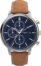 ΡΟΛΟΙ CHICAGO CHRONOGRAPH 45MM TW2U39000 ΚΑΦΕ TIMEX