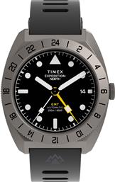 ΡΟΛΟΙ EXPEDITION GMT TITANIUM AUTOMATIC TW2W53000 ΜΑΥΡΟ TIMEX