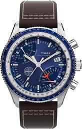 ΡΟΛΟΙ FLY BACK CHRONOGRAPH X PAN AM TW2W97200 ΚΑΦΕ TIMEX