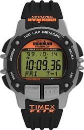 ΡΟΛΟΙ IRONMAN FLIX 100 LAP TW5M63200 ΜΑΥΡΟ TIMEX