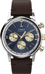 ΡΟΛΟΙ MARLIN QUARTZ CHRONOGRAPH TW2W60400 ΜΑΥΡΟ TIMEX