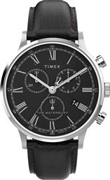 ΡΟΛΟΙ WATERBURY CHRONOGRAPH TW2U88300 ΜΑΥΡΟ TIMEX