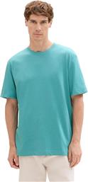 ΑΝΔΡΙΚΗ ΜΠΛΟΥΖΑ LINEN T-SHIRT 1041826-35272 ΠΡΑΣΙΝΟ TOM TAILOR