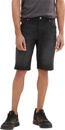 ΑΝΔΡΙΚΗ ΤΖΙΝ ΒΕΡΜΟΥΔΑ JOSH SHORTS 1035655-10273 ΜΑΥΡO TOM TAILOR