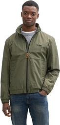 ΑΝΔΡΙΚΟ ΜΠΟΥΦΑΝ JACKET STAND-UP COLLAR 1043830-23802 ΠΡΑΣΙΝΟ TOM TAILOR