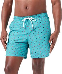 ΑΝΔΡΙΚΟ ΜΑΓΙΟ ALL OVER PRINTED SWIMSHORTS 1035053-31484 ΠΡΑΣΙΝΟ TOM TAILOR