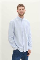 ΑΝΔΡΙΚΟ ΠΟΥΚΑΜΙΣΟ BUTTON DOWN ΜΕ ΤΣΕΠΗ ΣΤΟ ΣΤΗΘΟΣ REGULAR FIT - 1042640 ΜΠΛΕ ΑΝΟΙΧΤΟ TOM TAILOR