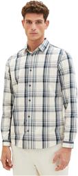 ΑΝΔΡΙΚΟ ΠΟΥΚΑΜΙΣΟ ΚΑΡΟ CHECKED SHIRT 1037436-32280 ΜΠΛΕ TOM TAILOR