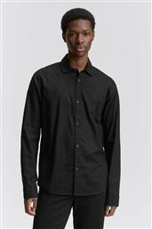ΑΝΔΡΙΚΟ ΠΟΥΚΑΜΙΣΟ ΜΟΝΟΧΡΩΜΟ REGULAR FIT - 1045186 ΜΑΥΡΟ TOM TAILOR