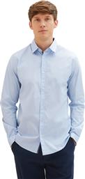 ΑΝΔΡΙΚΟ ΠΟΥΚΑΜΙΣΟ STRETCH POPLIN SHIRT 1037435-13302 ΓΑΛΑΖΙΟ TOM TAILOR