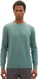 ΑΝΔΡΙΚΟ ΠΟΥΛΟΒΕΡ BASIC CREW NECK SWEATER 1027661-32619 ΠΡΑΣΙΝΟ TOM TAILOR