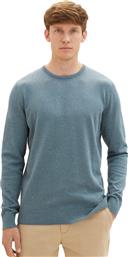 ΑΝΔΡΙΚΟ ΠΟΥΛΟΒΕΡ BASIC CREW NECK SWEATER 1027661-32714 ΓΑΛΑΖΙΟ TOM TAILOR