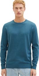 ΑΝΔΡΙΚΟ ΠΟΥΛΟΒΕΡ BASIC CREW NECK SWEATER 1027661-32721 ΠΕΤΡΟΛ TOM TAILOR