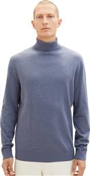 ΑΝΔΡΙΚΟ ΠΟΥΛΟΒΕΡ BASIC KNIT TURTLE NECK SWEATER 1038202-18964 ΜΠΛΕ TOM TAILOR