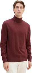 ΑΝΔΡΙΚΟ ΠΟΥΛΟΒΕΡ BASIC KNIT TURTLE NECK SWEATER 1038202-32620 ΜΠΟΡΝΤΟ TOM TAILOR