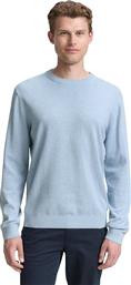 ΑΝΔΡΙΚΟ ΠΟΥΛΟΒΕΡ BASIC KNITTED SWEATER 1039810-38676 ΣΙΕΛ TOM TAILOR