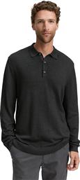 ΑΝΔΡΙΚΟ ΠΟΥΛΟΒΕΡ KNITTED POLO 1048007-10617 ΓΚΡΙ TOM TAILOR