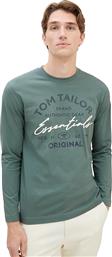 ΑΝΔΡΙΚΟ T-SHIRT ΜΑΚΡΥΜΑΝΙΚΟ 1037744-19643 ΠΡΑΣΙΝΟ TOM TAILOR