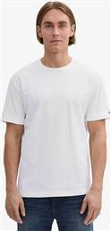 ΑΝΔΡΙΚΟ T-SHIRT STRUCTURED ΜΟΝΟΧΡΩΜΟ REGULAR FIT - 1045635 ΛΕΥΚΟ TOM TAILOR