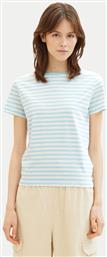 T-SHIRT 1035867 ΠΡΑΣΙΝΟ BOXY FIT TOM TAILOR