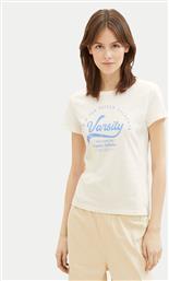 T-SHIRT 1040185 ΛΕΥΚΟ REGULAR FIT TOM TAILOR