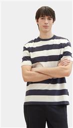 T-SHIRT 1040844 ΜΠΕΖ RELAXED FIT TOM TAILOR