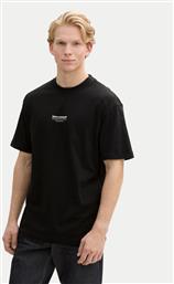 T-SHIRT 1045021 ΜΑΥΡΟ RELAXED FIT TOM TAILOR