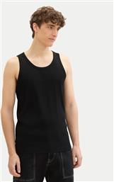 TANK TOP 1042035 ΜΑΥΡΟ REGULAR FIT TOM TAILOR