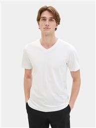 ΣΕΤ T-SHIRTS 1037738 ΛΕΥΚΟ REGULAR FIT TOM TAILOR