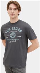 T-SHIRT 1037735 ΓΚΡΙ REGULAR FIT TOM TAILOR από το MODIVO