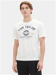 T-SHIRT 1037735 ΛΕΥΚΟ REGULAR FIT TOM TAILOR