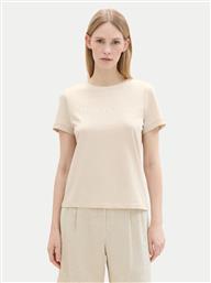 T-SHIRT 1043695 ΜΠΕΖ REGULAR FIT TOM TAILOR