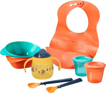 PROMO FOOD POTS WITH LIDS 4M+, 2 ΤΕΜΑΧΙΑ & SOFTEE WEANING SPOONS 4M+, 2 ΤΕΜΑΧΙΑ & SUPERSTAR WEANING SIPPEE CUP 4M+, 190ML & ROLL 'N' GO BIB 6M+, 1 ΤΕΜΑΧΙΟ & EASI-SCOOP FEEDING BOWLS 6M+, 2 ΤΕΜΑΧΙΑ TOMMEE TIPPEE