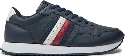 ΑΝΔΡΙΚΑ ΔΕΡΜΑΤΙΝΑ SNEAKERS ''EVO LTH MIX'' - FM0FM05121 TOMMY HILFIGER