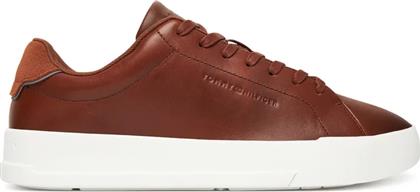 ΑΝΔΡΙΚΑ ΔΕΡΜΑΤΙΝΑ SNEAKERS FM0FM05729-GVI ΤΑΜΠΑ TOMMY HILFIGER