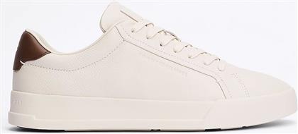 ΑΝΔΡΙΚΑ ΔΕΡΜΑΤΙΝΑ SNEAKERS ΜΕ ΛΟΓΟΤΥΠΟ - FM0FM05324 ΛΕΥΚΟ TOMMY HILFIGER