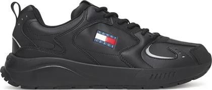 ΑΝΔΡΙΚΑ SNEAKERS EM0EM01621-BDS ΜΑΥΡΑ TOMMY HILFIGER