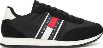 ΑΝΔΡΙΚΑ SNEAKERS EM0EM01709-BDS ΜΑΥΡΑ TOMMY HILFIGER